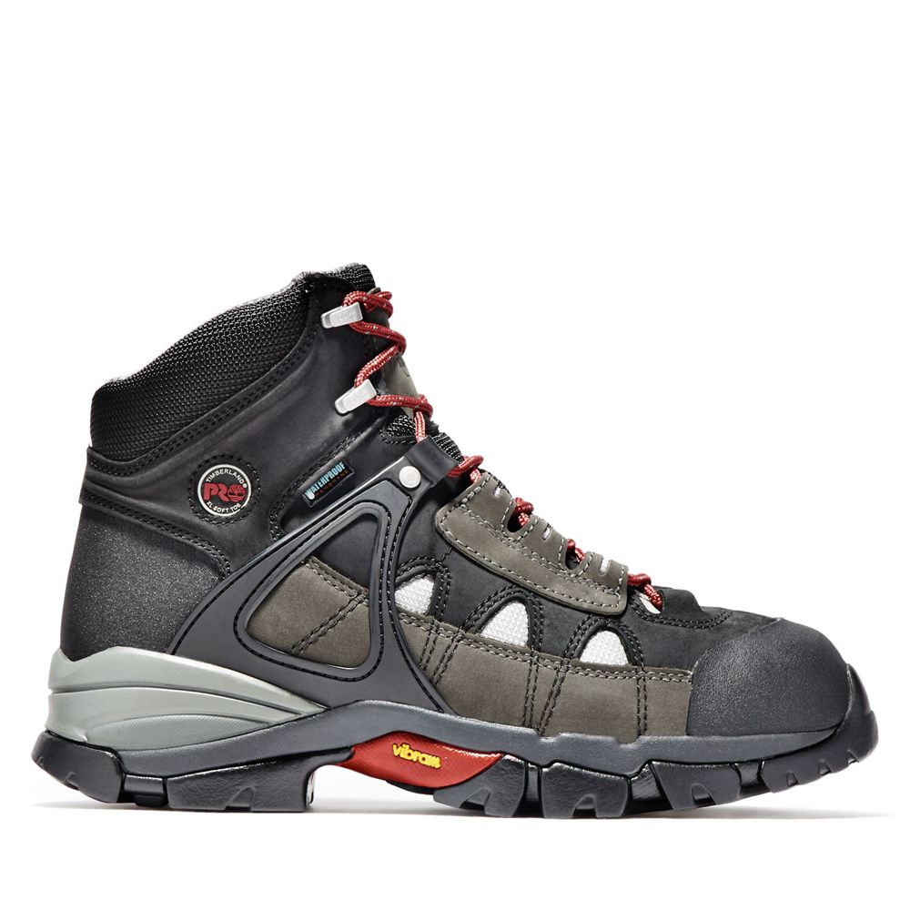 Botas de Trabajo Masculino - Timberland Pro® Hyperion 6" Soft Toe - YSTLJ9305 - Pretas/Verde Oliva